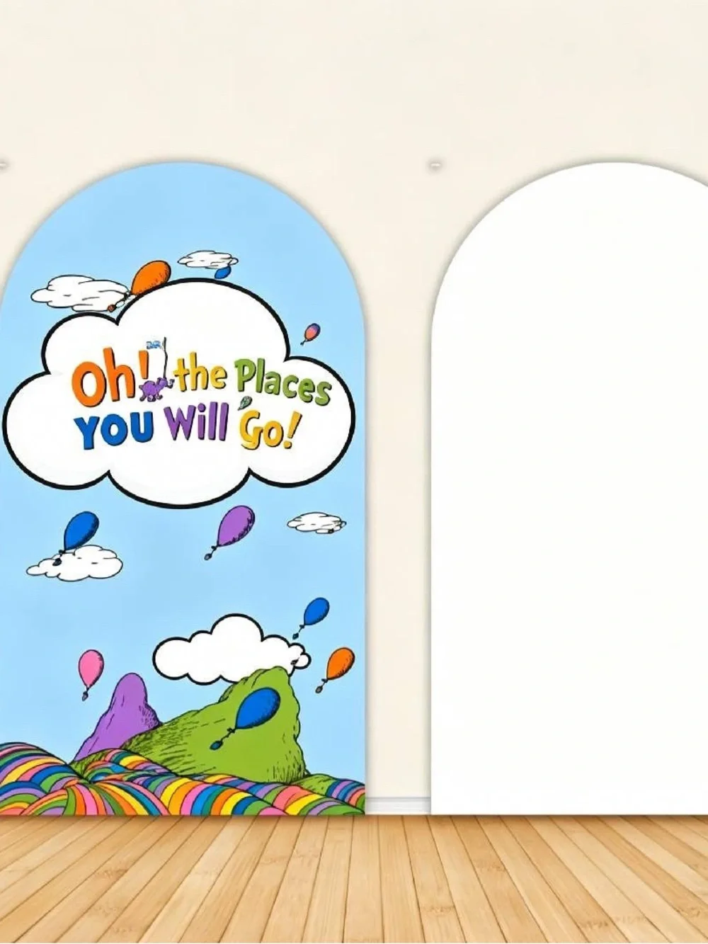 Oh The Places You Will Go Backdrop Decoration